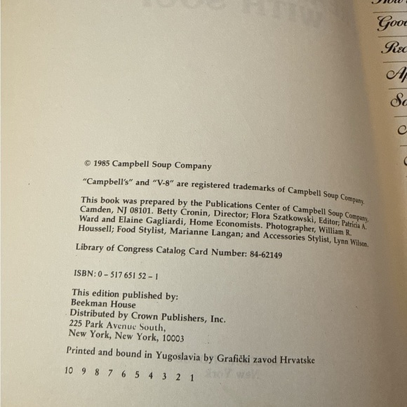 Creative Cooking with Soup Cookbook - Red and White - Picture 2 of 3